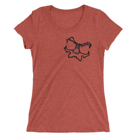 Black Skully - Girls Tee