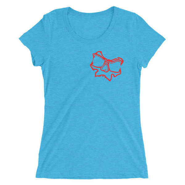 Red Skully - Girls T