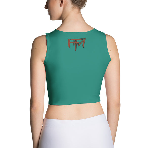 Tribal Green Crop Tank - ComboZ
