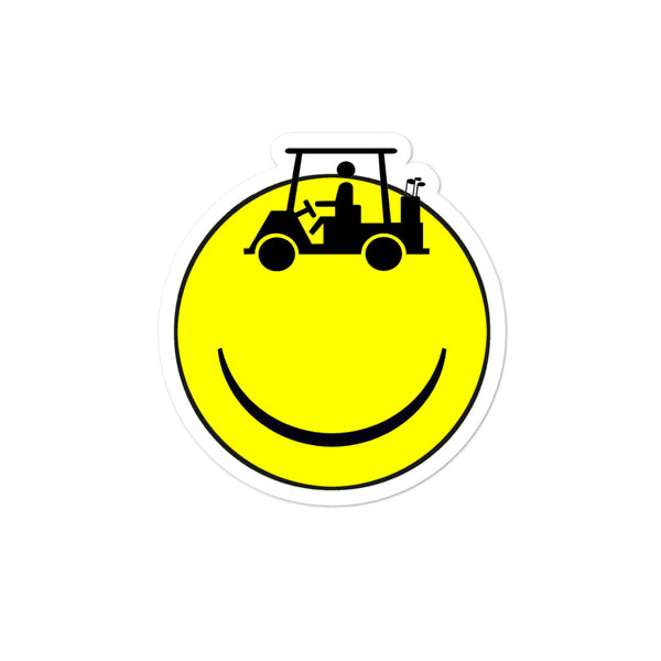 Smiley Golf Sticker - HFM Golf