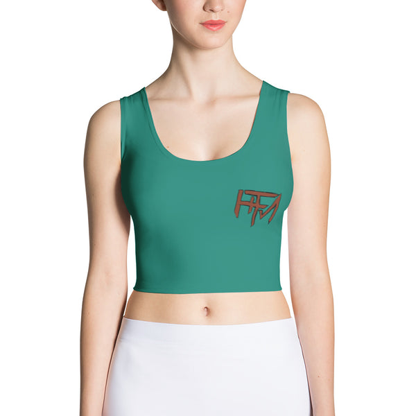 Tribal Green Crop Tank - ComboZ