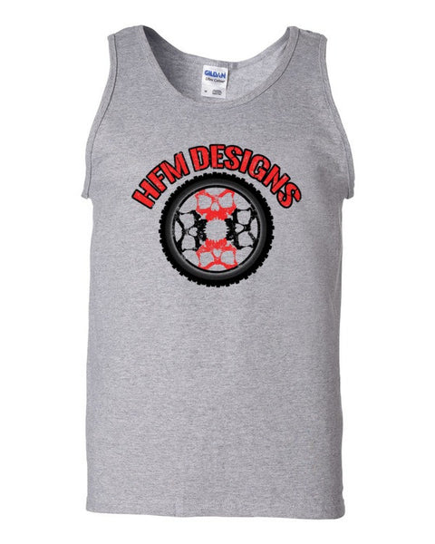 Big Wheel Skully Red - Guys Tanks