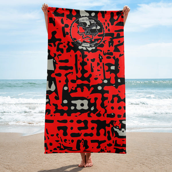 Maze Red Towel - ExtraZ