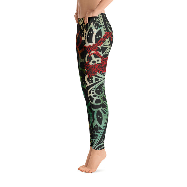 Tribal Skully - Leggings