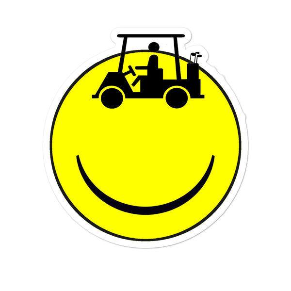 Smiley Golf Sticker - HFM Golf