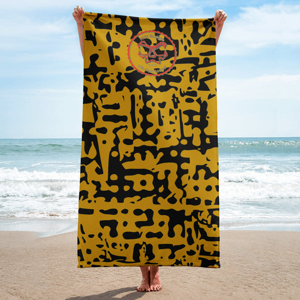 Maze Mustard Towel - ExtraZ