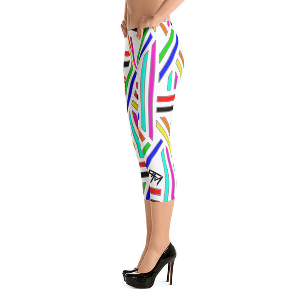 Skully Line-Out - Capri Leggings