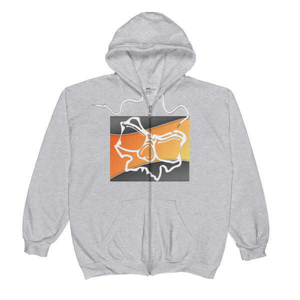 Skully Sunset - Zip up WarmUps