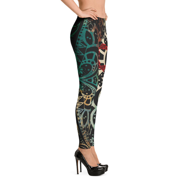 Tribal Skully - Leggings