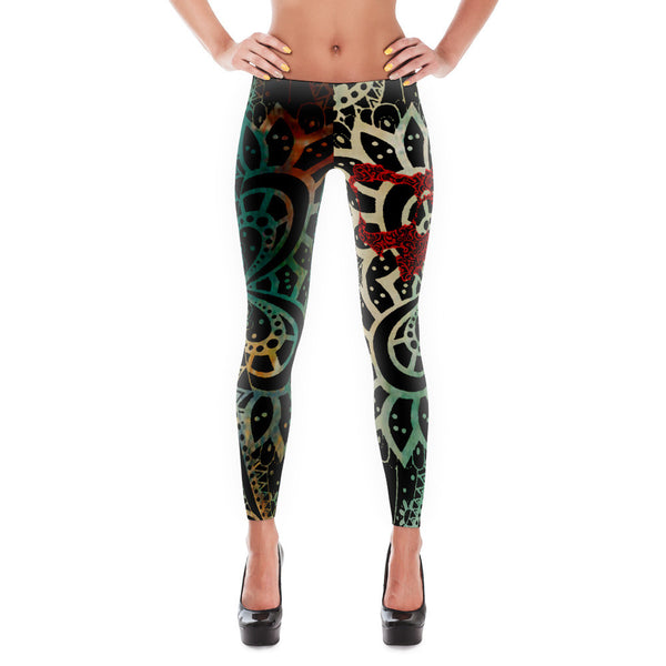 Tribal Skully - Leggings