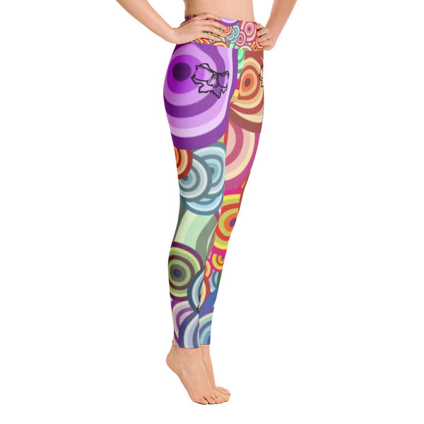 Skully Bubbles - Yoga Leggings