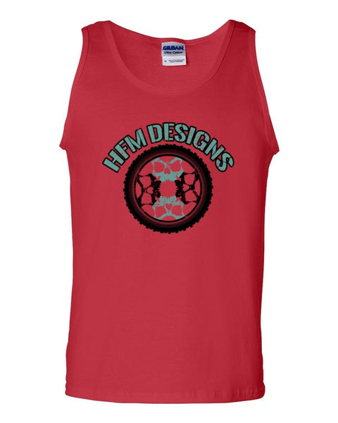 Big Wheel Skully TurQ - Guys Tanks