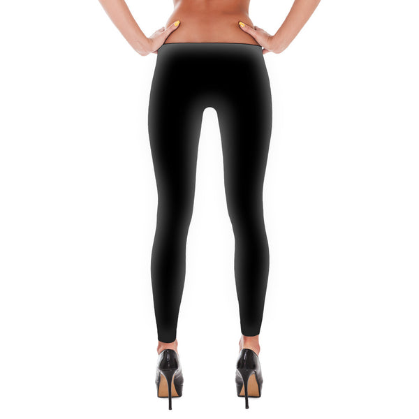 Charcoal on Black- Leggings