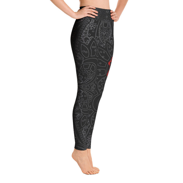 B&W Tribal - Yoga Leggings