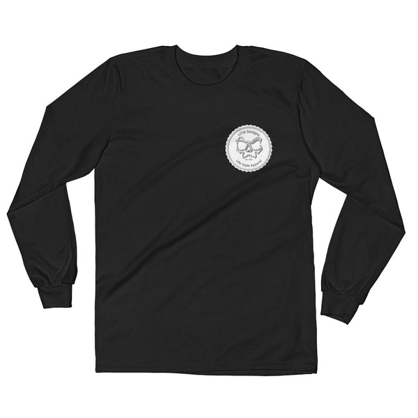 Skully Legend Silver - Long Sleeve Guys T