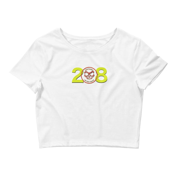 The 208 yell Crop - Girls T