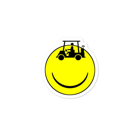 Smiley Golf Sticker -C3P Golf