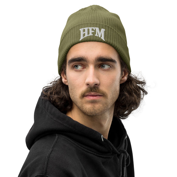 HFM Ribbed Beanie Tan - Extraz