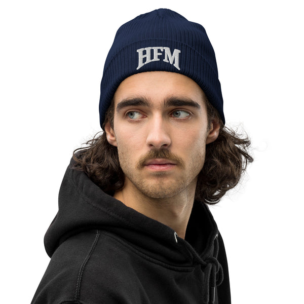 HFM Ribbed Beanie Tan - Extraz