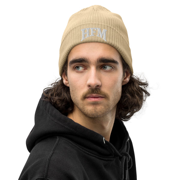 HFM Ribbed Beanie Tan - Extraz