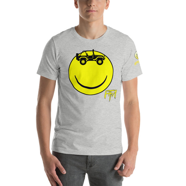 Smiley Jeep - Guys Tee