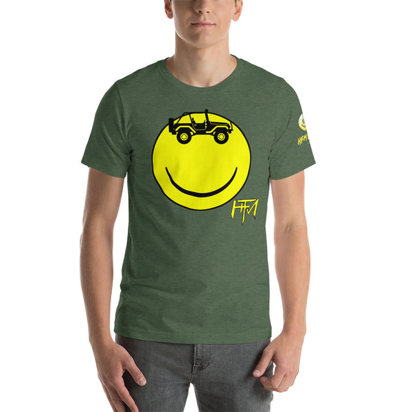 Smiley Jeep - Guys Tee