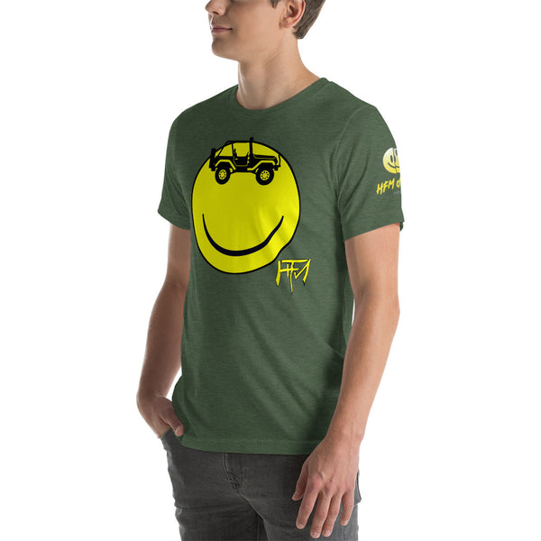 Smiley Jeep - Guys Tee