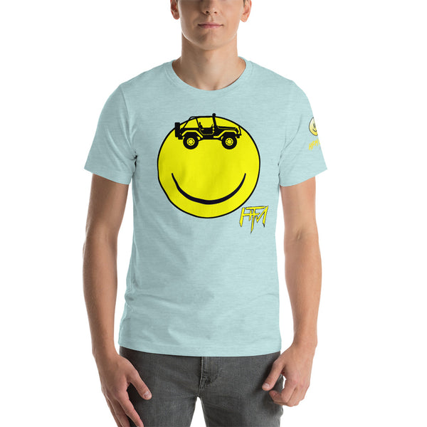 Smiley Jeep - Guys Tee