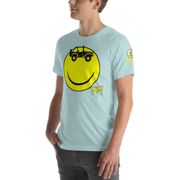 Smiley Jeep - Guys Tee