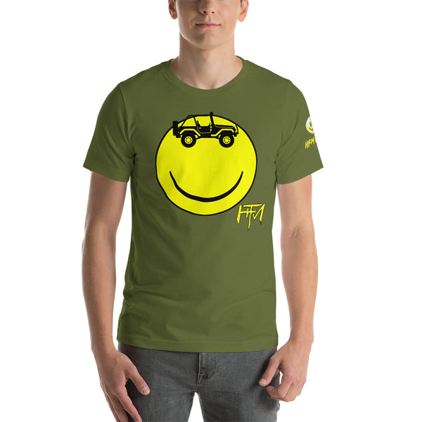 Smiley Jeep - Guys Tee