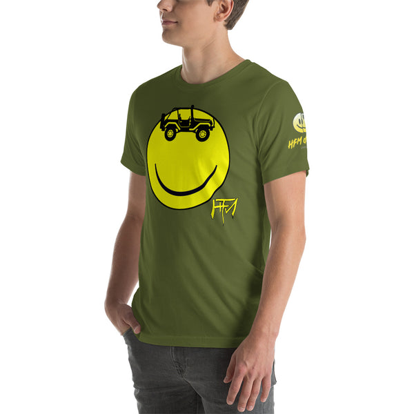 Smiley Jeep - Guys Tee