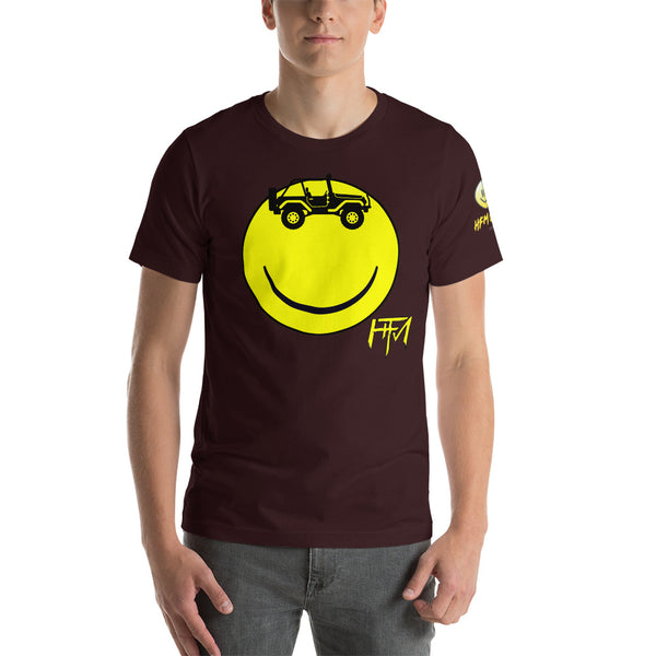 Smiley Jeep - Guys Tee