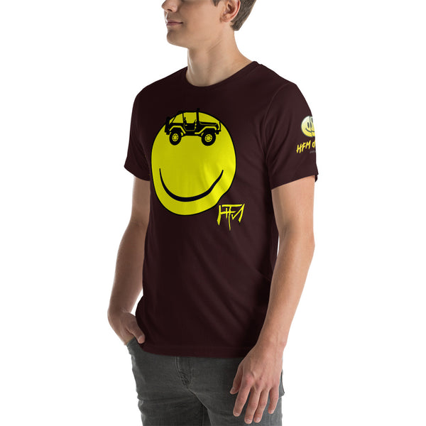 Smiley Jeep - Guys Tee