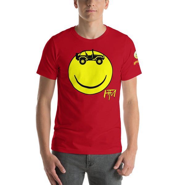 Smiley Jeep - Guys Tee