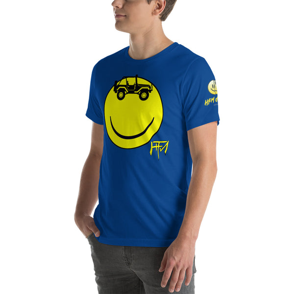 Smiley Jeep - Guys Tee