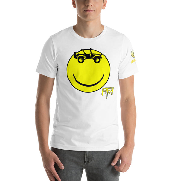 Smiley Jeep - Guys Tee