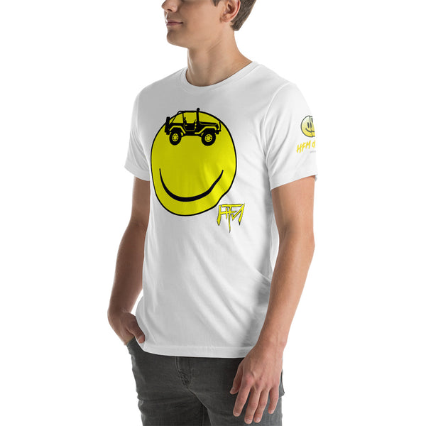 Smiley Jeep - Guys Tee